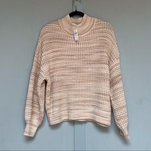 NWT GAP Space-Dye Mockneck Sweater